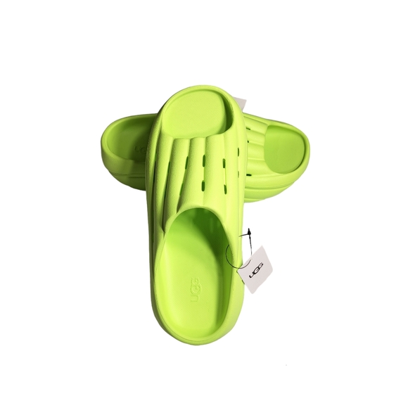UGG Australia W Foamo Slip On Lime Green Size 8 - Picture 9 of 16